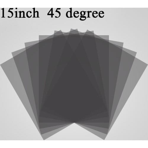 New 15inch 15 inch 45 degree Glossy LED/LCD Polarizer Polarizing Film for LCD LED IPS Screen for TV LCD Monitor Super clear
