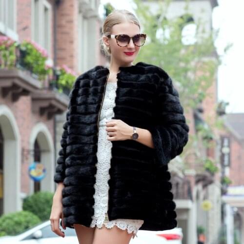 JKP Black Fur Coats