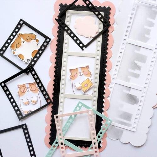 JMCRAFT 2021 New Rectangle Lace Background Metal Cutting Dies DIY Scrapbook Handmade Paper Craft Metal Steel Template Dies