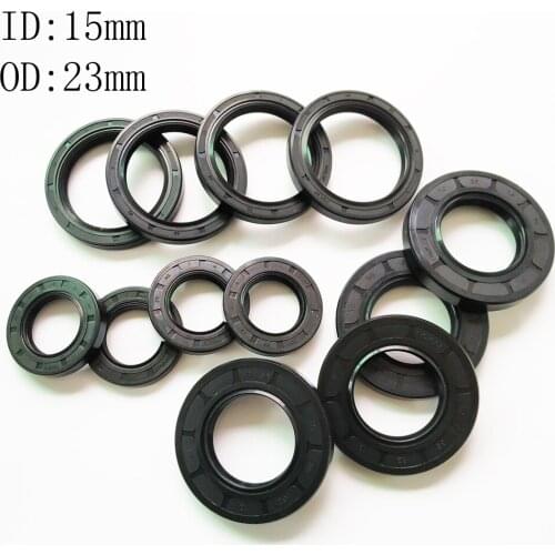 1PCS 15X23X4 15X23X5 15X23X7MMNBR Shaft Skeleton Oil Seal TC Nitrile Rubber Ring Gasket