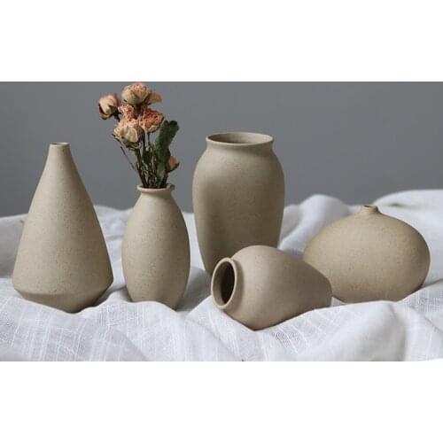 Ceramic Vase Modern Decorative Flower Arrangement Flower Vase Home Decoration Living Room Bedroom Dried Flower Arrangement Vase