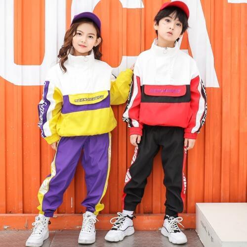 Woman Man Boys Girls Hip Hop Costumes Kids Hiphop Jazz Street Dancewear Clothes Dancing Suit for Stage Competition Ballroom Show