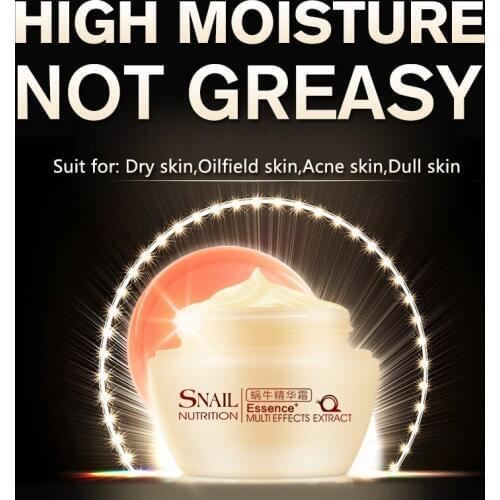 LAIKOU Essence Snail Cream Face Care Skin Treatment Reduce Scars Acne Pimples Moisturizing Whitening Cream Anti Winkles Aging
