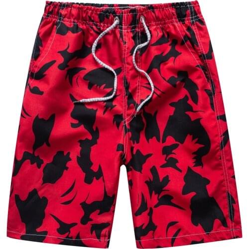 Summer Style 2021 Men Shorts Beach Short Breathable Quick Dry Loose Casual Hawaii Printing Shorts Man Bermuda Mens Short Pants
