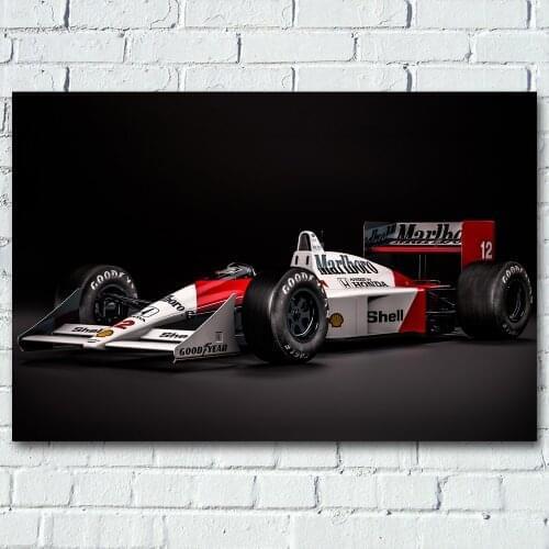 Mclaren Honda Classic Formula One F1 Sport Car Wall Art Posters Canvas Prints silk paintings For Living Room Decor