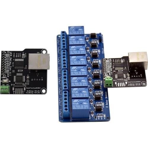 NC801/NC1601 Ethernet Control Module Lan Wan Network Web Server RJ45 Port Ethernet Controller Board With 8/16Channel Relay