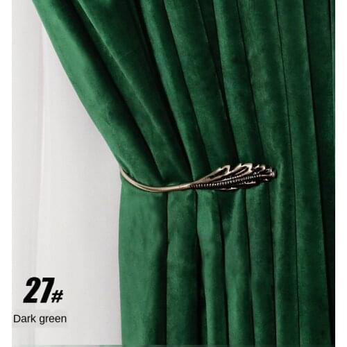 New style Curtains for Living Room Bedroom Gentry Light Luxurycurtains Velvet Dirty Pink Swan Flannelette Full Blackout Drapes