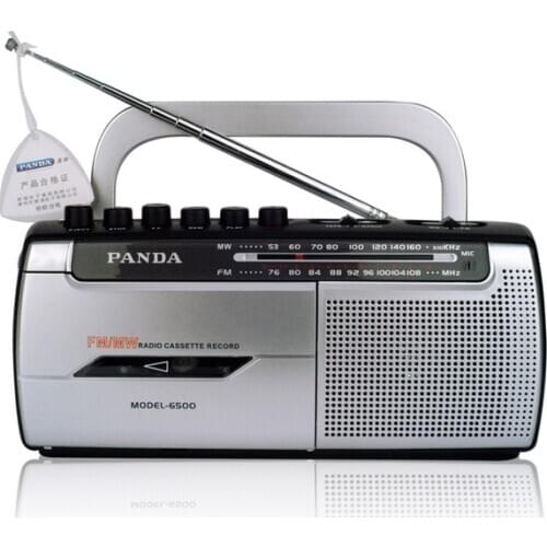 PANDA 6500 FM Radio Tape Recording Learning English is simple to operate Recorder