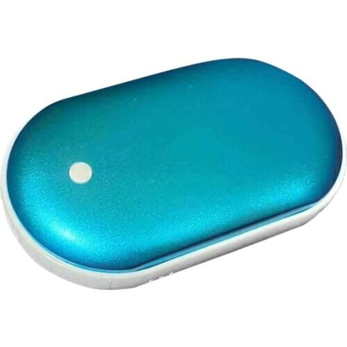 Rechargeable Electric Hand Warmer Double-Side 5S Heating Mini 5V Long-Life Pocket Power Bank Warmer