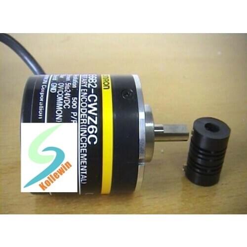 OMR Rotary Encoder E6B2-CWZ6C 500P/R E6B2-CWZ6C 500PPR 5-24VDC OPEN ABZ PHASE, free manual and installation instruction