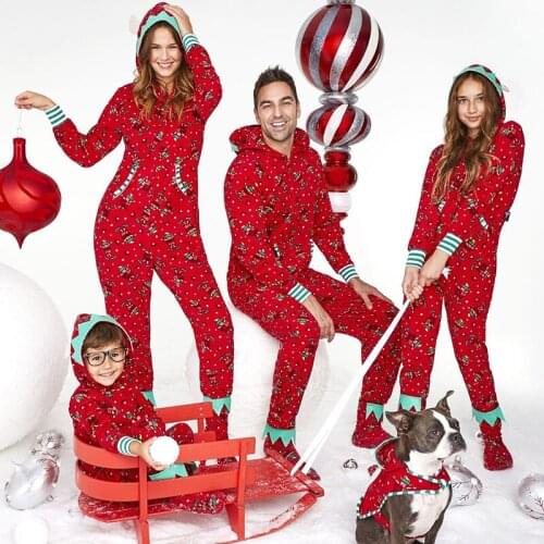 Xmas Mommy and Me Clothes Family Look Matching Outfits Romper Daddy Mom and Daughter Son Christmas Sleepwear New Year Pajamas