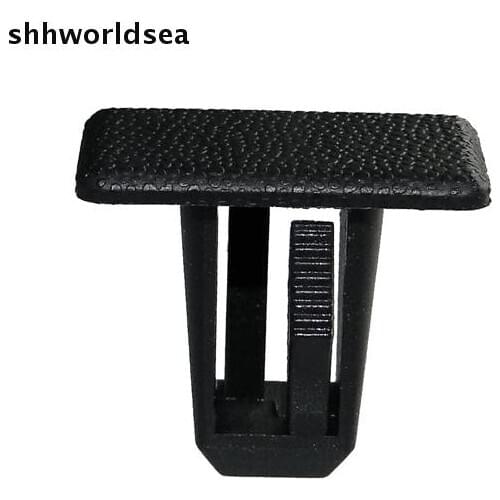 Shhworldsea 100pcs Free Shipping Nylon Black Rocker Panel Fastener Clip For Chrysler 5FR56DX9
