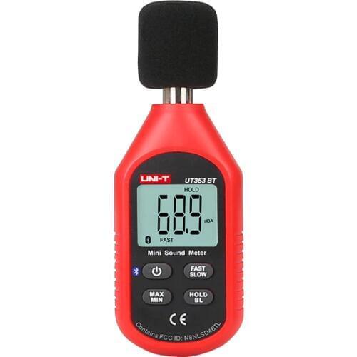 UNI-T UT353BT Sound Level Meter Digital Bluetooth Noise Meter Tester 30-130dB Decibel Monitoring Sound Level Meters