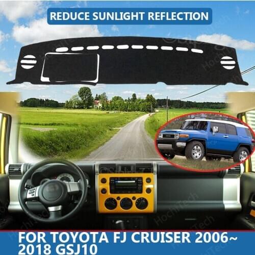 Car Inner Dashboard Cover Capet Cape for Toyota FJ Cruiser 2006~2018 GSJ10 Dashmat Sunshade Pad Cover Dash Mat