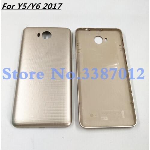 Back Battery Cover Door For Huawei Y5 2017 Y5 3 Y5III MYA-L03 L23 L22 U29 L13 For Y6 2017 Housing Rear Replacement