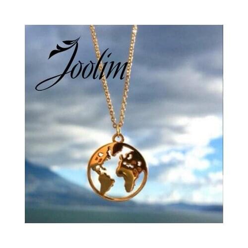Joolim Jewelry Wholesale Fashionable World Mao Earth Pendant Necklace Waterproof Gold Jewelry