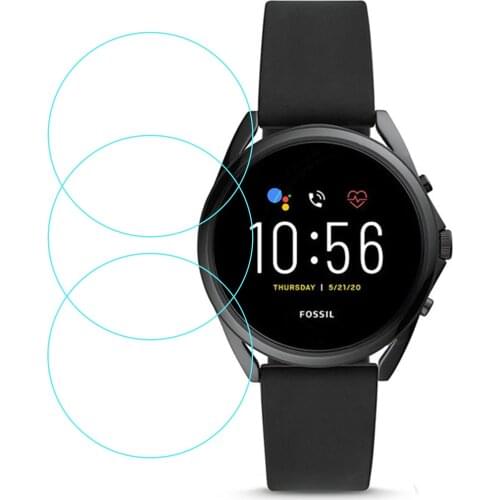 3pcs Screen Protector Tempered Glass Film For Fossil Gen 5 Sport Smartwatch 9H Ultra HD Clarity Anti-Scratch Film Cover