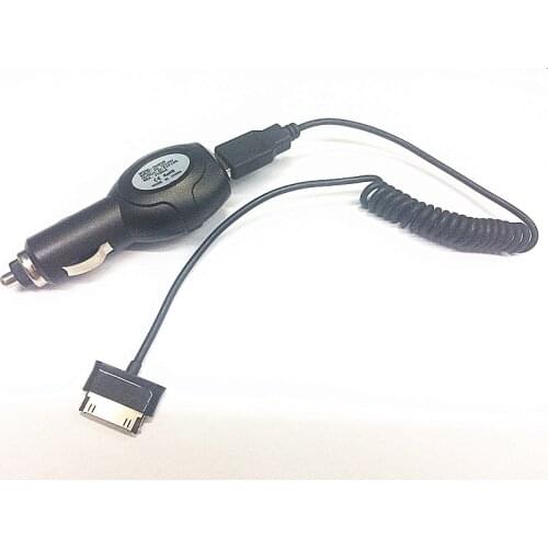 5V 2.1A Car Charger +Coiled USB Cable for Samsung Galaxy Note 10.1 GT-N8000 N8010