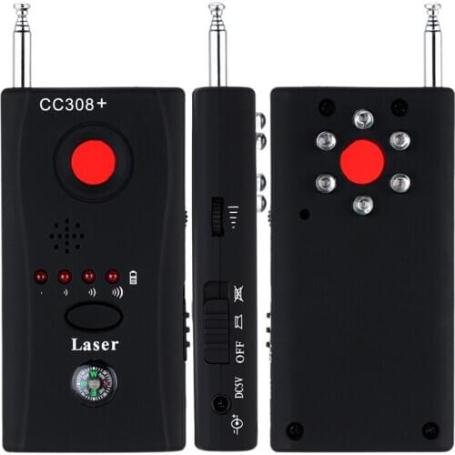 CC308+ wireless signal detector anti-wifi camera GPS detector camera scanner signal silencer