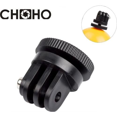 For Gopro Accessories 1/4" Adapter Floaty Ball Converter 360 Degree Rotation Mount AEE For Go Pro Hero 9 8 7 Xiaomi yi 4K DJI
