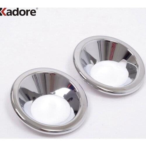 For Land Rover Discovery 3 2005 2006 2007 2008 2009 2010 Chrome Front Foglight Cover Trim Fog Light Lamp Frame Car Styling 2pcs