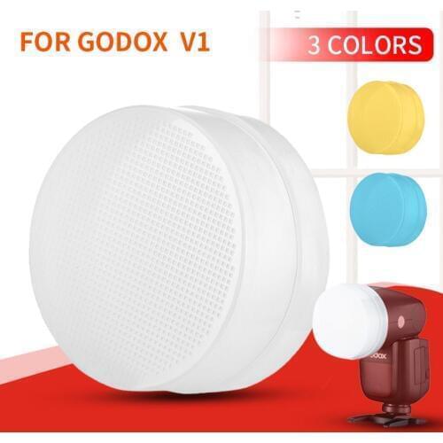 Godox V1 V1-C V1-N V1-S V1-F V1-O V1-P Speedlite Flash White Blue Yellow Diffuser Soft Box Case