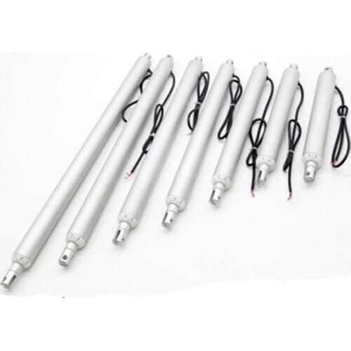 DC 12 V 24V Linear Actuator Electric Motor Gear Lineal 12 V Volt Push 300N Stroke 50/100/150/200/250/400mm Mini Actuador DC12V