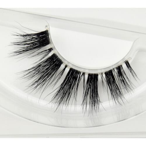 Mink Eyelashes Invisible Band False Eyelash Hand Made Fake Lashes Winged Mink Eyelashes Beauty Maquillaje Profesional Lashes