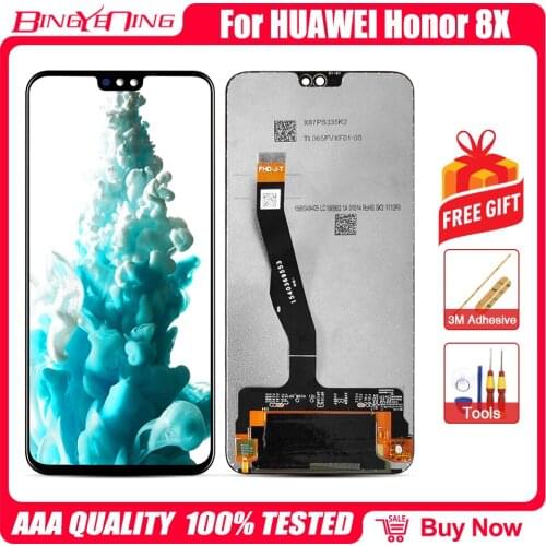 Original LCD 6.5 For Huawei Honor 8X LCD Display+Touch panel Digitizer JSN-L21 JSN-L42 for HUAWEI Honor8X Screen With Frame
