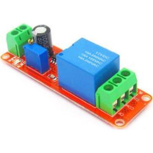DC 12V Timer Delay Relay Shield Module NE555 Timer Switch Adjustable Controller Module 0 to 10 Second 0~10S Car Oscillator