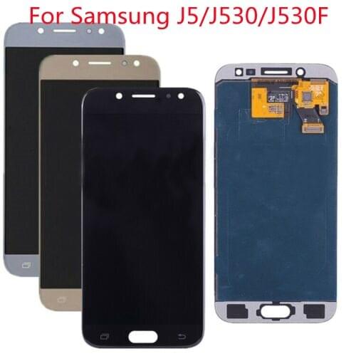 100% super soft LCD for Samsung Galaxy J5 2017 J530 J530F AMOLED LCD display touch screen digitizer assembly support wholesale