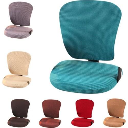 Universal Size Jacquard Chair Cover Computer Office Elastic Armchair Slipcovers Seat Arm Chair Covers Stretch Rotating