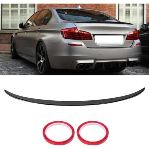 Rear Trunk Lid Spoiler Glossy Black for M Performance Style Fit for 5 Series F10 2010- car auto accessories