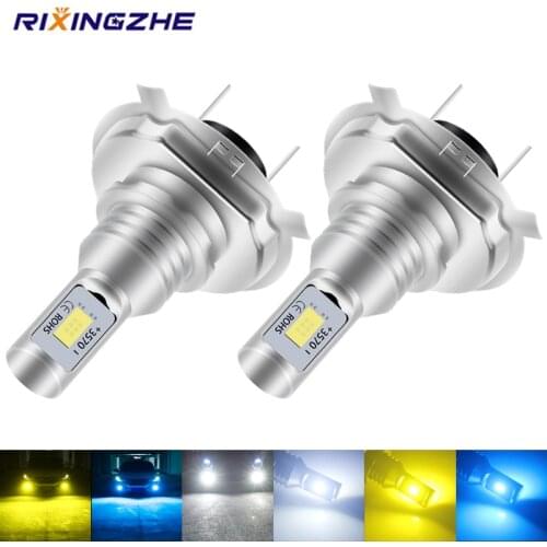 2PCS Car Headlight H4 LED H7 H11 H16 LED Bulb Beam Kit 12V 80W High Power Car Fog Light 12000K 6000K Auto Headlight Bulbs 12000