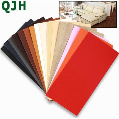 20cm*10cm No Ironing Self Adhesive Stick on Sofa clothing Repairing Leather PU Fabric Big Stickr Patches For Home Decoration