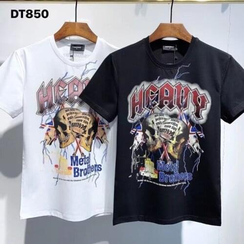 2021 Fashion Trend DSQ2 Mens Premium Printed T-Shirt DT850