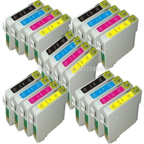 20x high quality,Compatible ink cartridge T0711~T0714(5BK,5C,5M,5Y) for Epson Stylus DX4400 / D120 / DX7450 / DX8450 / DX8400