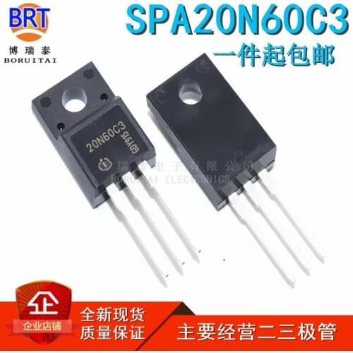 5pcs/lot SPA20N60C3 TO-220F 20N60C3 TO220F SPA20N60 TO-220 N-channel MOS transistor 20A 600V new original