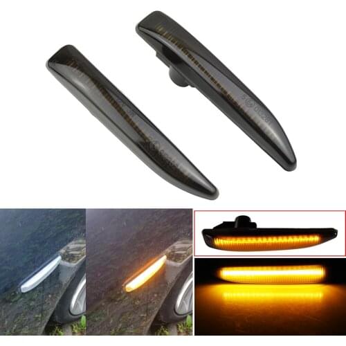 Car Accessories For E65 E66 E67 E68 BMW7 Series 2001-2008 LED Side Marker Light Dynamic Turn Signal LightBlinker Sequential Lamp