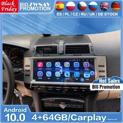 Carplay Android 10 Car Multimedia Stereo Player GPS Navigation For Toyota Reiz IPS Touch Screen BT Auto Radio Receiver Head Unit