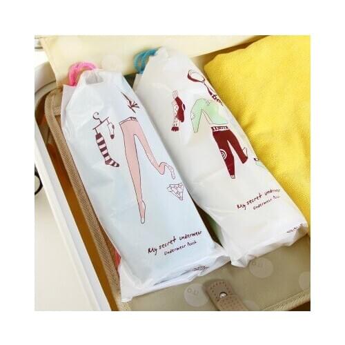 Free shipping BF050 Travel waterproof beam port underwear bag storage bag 16*30cm 2pcs/set