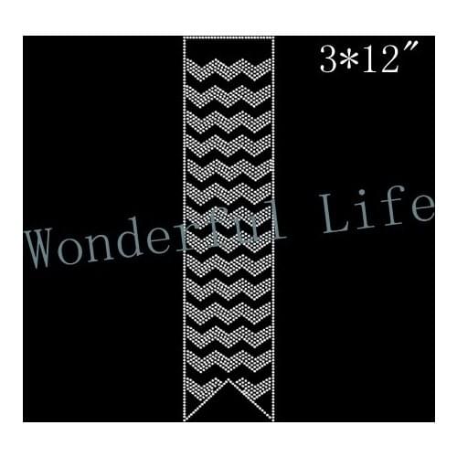 Free Shipping special design for cheer bow strips for lady white clear crystal ion on Rhinestone transfer designs for USA