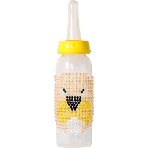 Ddlg bottle ABDL Pacifier stick drill cartoon animal cute 600ml adult baby Free Creative Frosted Water Bottle nipple pp material