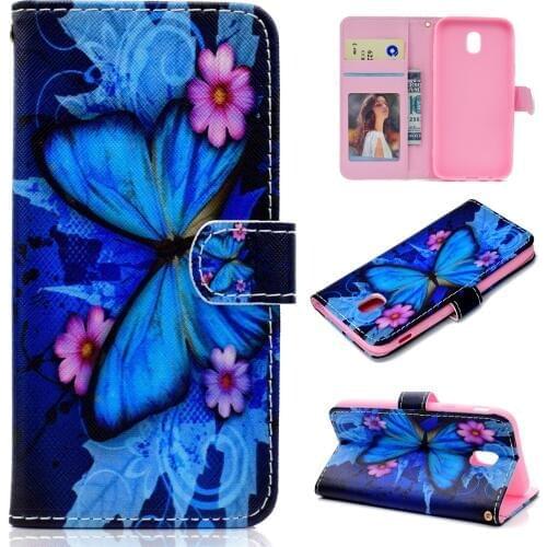 Case For Samsung Galaxy J7 2017 J730F Case Leather PU Wallet Silicone Back Cover For Samsung J7 2017 J730 Cover Coque EU Version