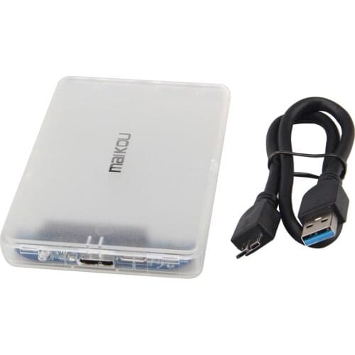 MAIKOU 2.5inch Hard Disk Case Hard Drive Case USB3.0 SATA External HDD Enclosure Sup