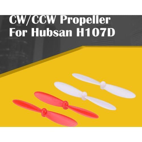 CW/CCW Propellers Spare Blade Main Props Propeller For Hubsan H107D RC Quadcopter 55mm Paddle Blade Drone Accessories