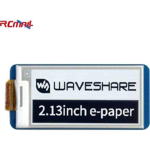RCmall 2.13/2.9inch E-Paper E-Ink Display Module(B) for Raspberry Pi Pico, 250×122/296×128, Black / White / Red SPI