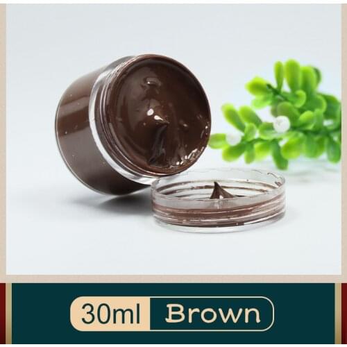 Leather Repair Care Restoration Paint Brown Color Change Leather Cream for Sofa Clothes Bags Shoes 30ML