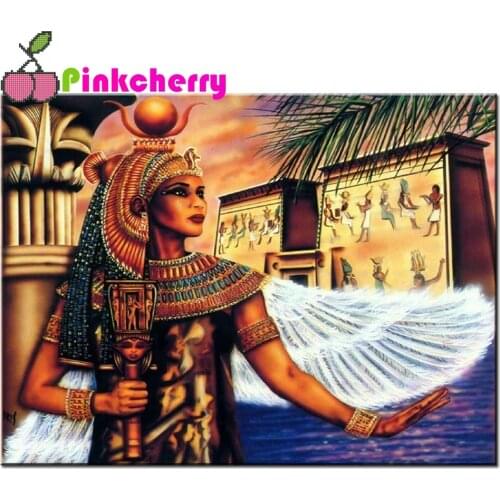 Egyptian Queen White Wings Full Square Round drill 5D DIY Diamond Painting Embroidery Sale Cross Stitch kits Diamond Decor k62