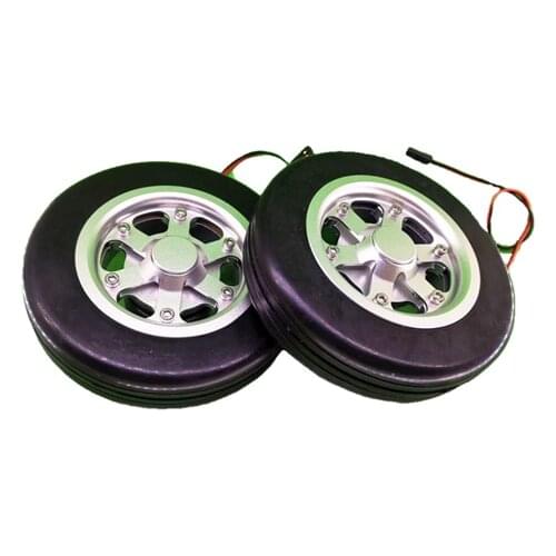 Electric brake wheel for rc airplane turbine jet 65 78 90 102 115MM all kinds size for option